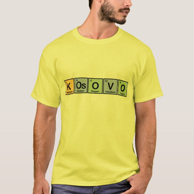 Kosovo gjorde av inslag tee (Framsida)