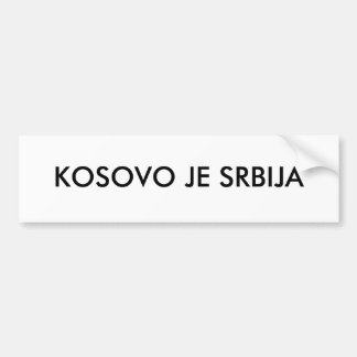 KOSOVO JE SRBIJA BILDEKAL