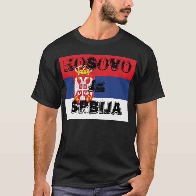 KOSOVO JE SRBIJA T-SHIRT (Framsida)