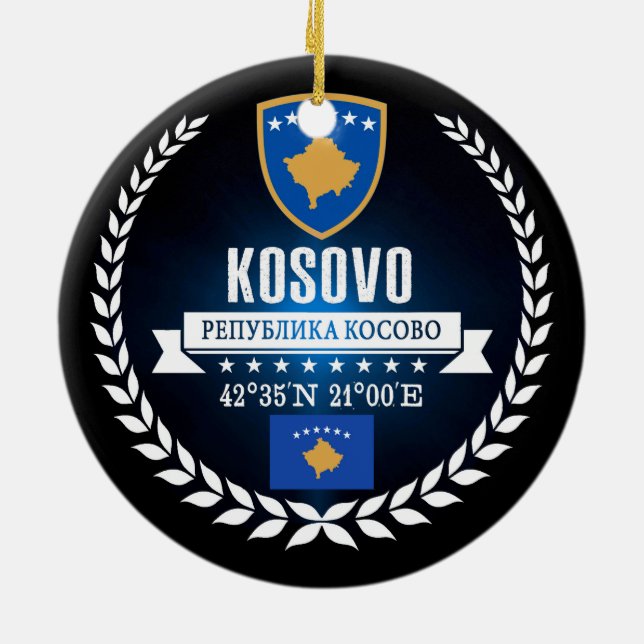 Kosovo Julgransprydnad Keramik (Baksidan)