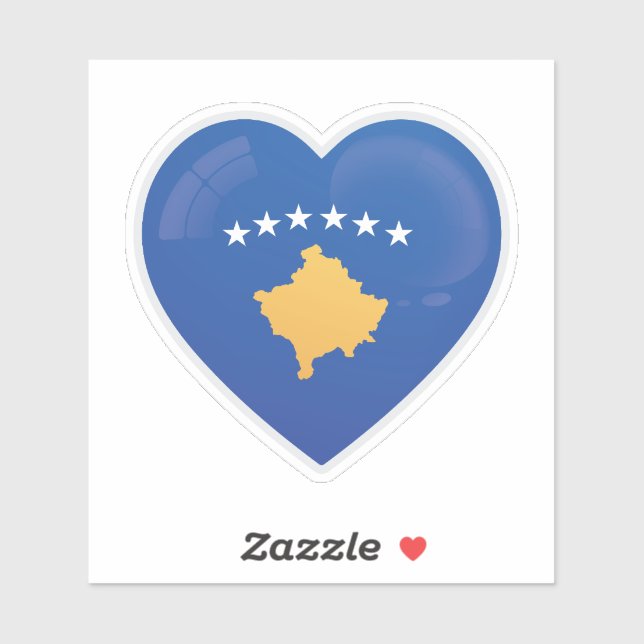 Kosovo Kärleksikon Klistermärken (Ark)