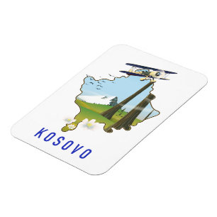 Kosovo karta magnet
