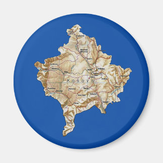Kosovo Karta Magnet