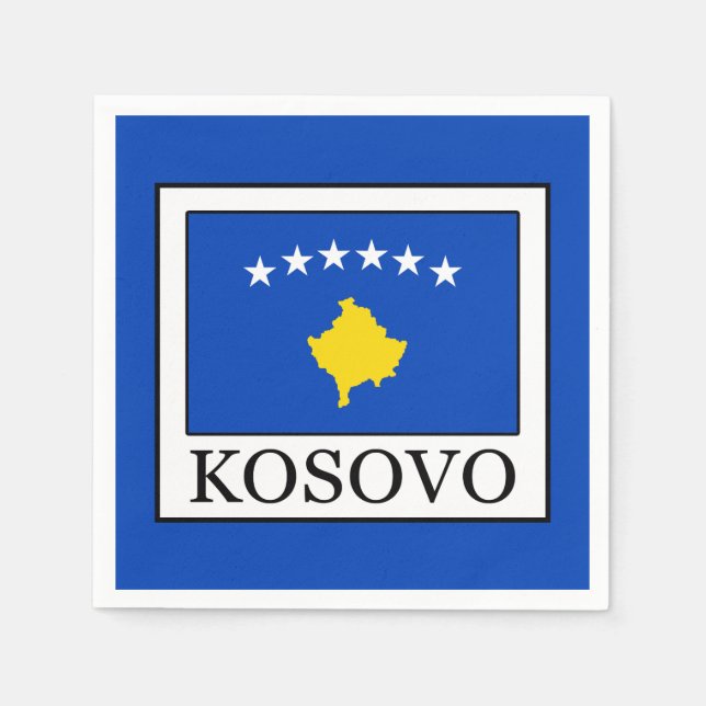 Kosovo Pappersservett (Framsidan)