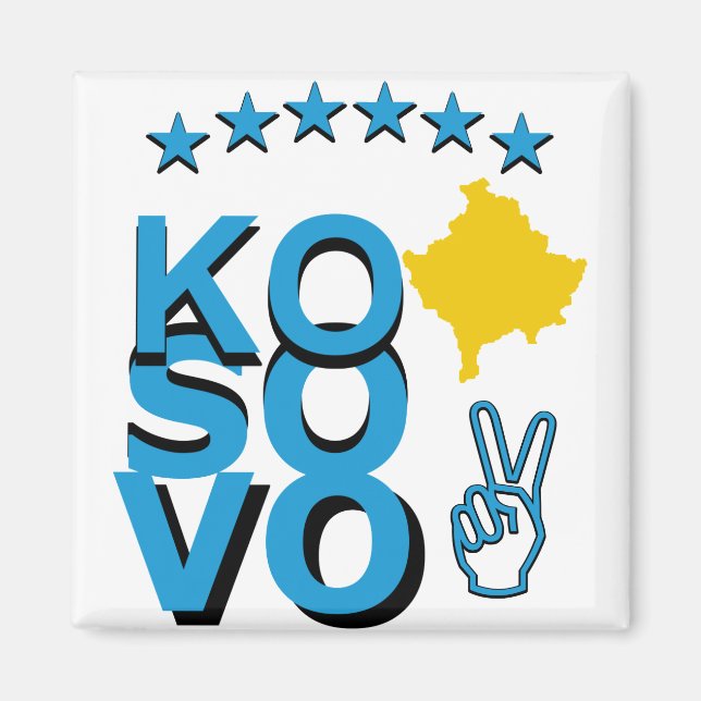 Kosovo-Pridet Magnet (Framsidan)