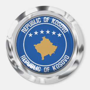 Kosovo-rundans emblem magnet