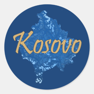 Kosovo Runt Klistermärke