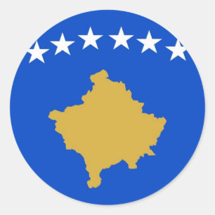 Kosovo Runt Klistermärke