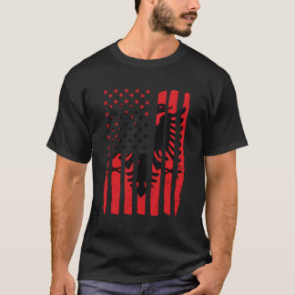 Kosovoalbaner i USA flagga T Shirt
