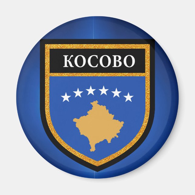 Kosovofanen Magnet (Framsidan)