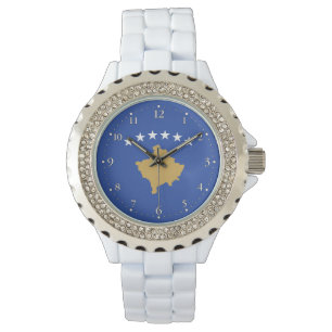 Kosovos flagga armbandsur