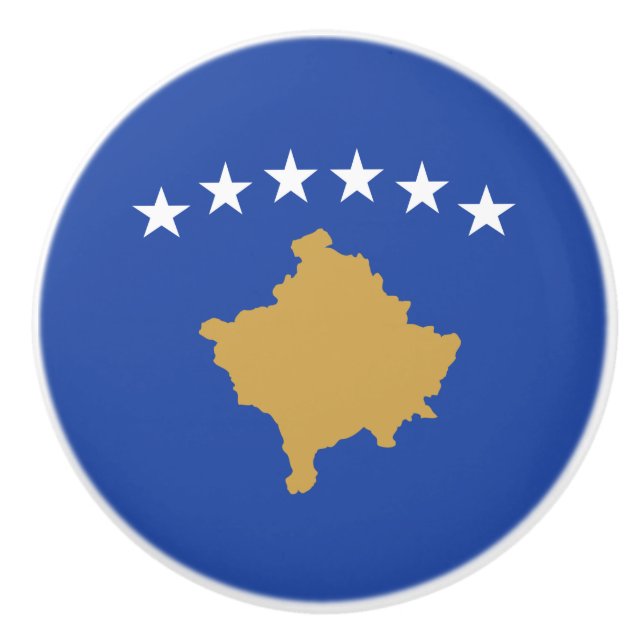Kosovos flagga knopp (Framsidan)