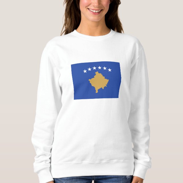 Kosovos flagga t shirt (Framsida)