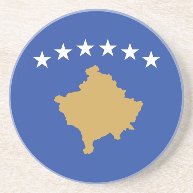Kosovos flagga underlägg (Framsidan)
