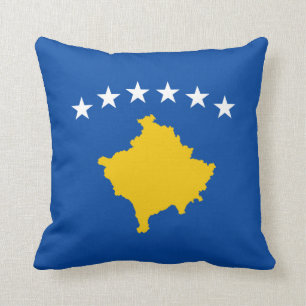 Kosovos Flagga x Flagga Pillow Kudde