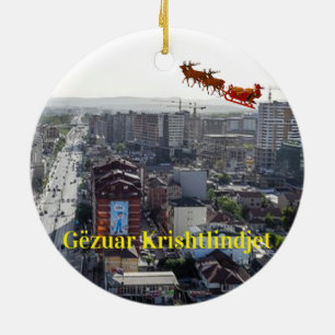 Kosovos fotojulprydnad julgransprydnad keramik