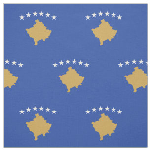 Kosovos patriotiska flagga tyg