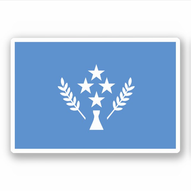 Kosrae Klistermärken (Framsida)