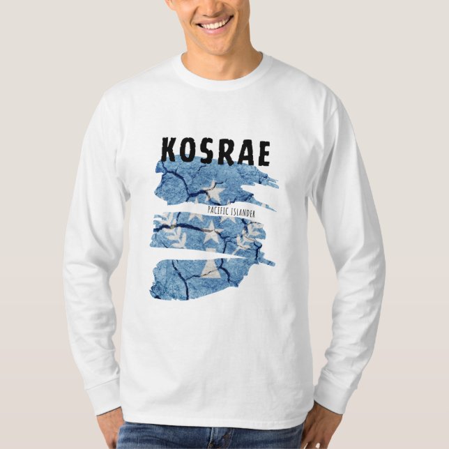 Kosrae Kosraen Långärmad T Shirt (Framsida)