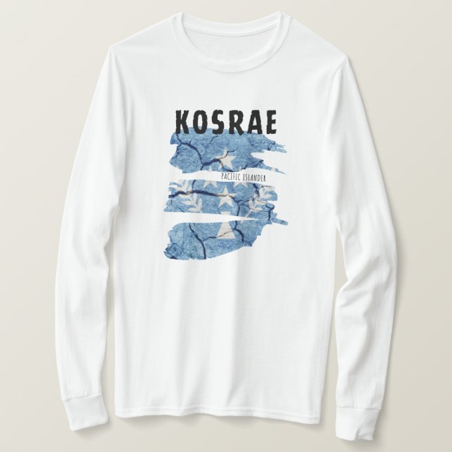 Kosrae Kosraen Långärmad T Shirt (Design framsida)