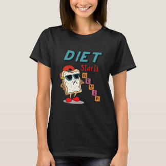 Kost börjar aldrig vid viktning t shirt