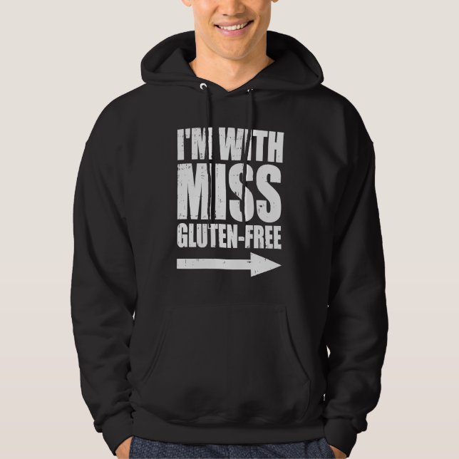 Kost Spannmål Vete  Mat Glutenfri Hoodie (Framsida)