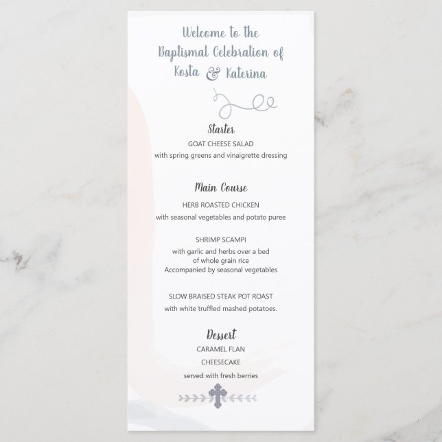 Kosta & Katerina Menu Meny (Framsida)