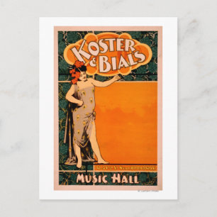 Koster & Bials musikhall nära Broadway Vykort
