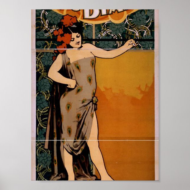 Koster & Bials, Retro-teater för musikal Poster (Framsidan)