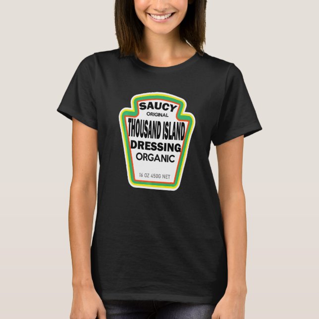 Kostnad för tusentals öar, Salad Easy Halloween T Shirt (Framsida)