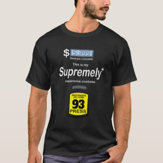 Kostnaden för gasbensinpumpen med höga gaspriser t shirt