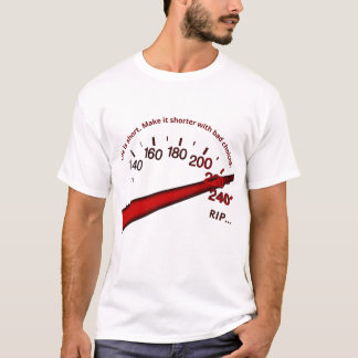 Kostnaden för hastighet: Ett dödligt val T Shirt