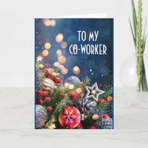 **KOSTNADSARBETARE** PÅ CHRISTMAS-HELGDAG-KORT HELGKORT