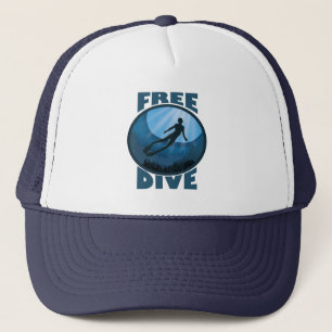 Kostnadsfri dykning - havet anropar Freediver Keps
