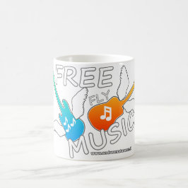 Kostnadsfri flygmusik kaffemugg