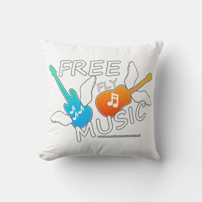 Kostnadsfri flygmusik kudde (Framsida)