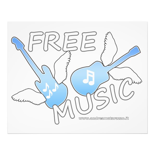 Kostnadsfri musik fototryck (Framsidan)