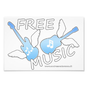 Kostnadsfri musik fototryck