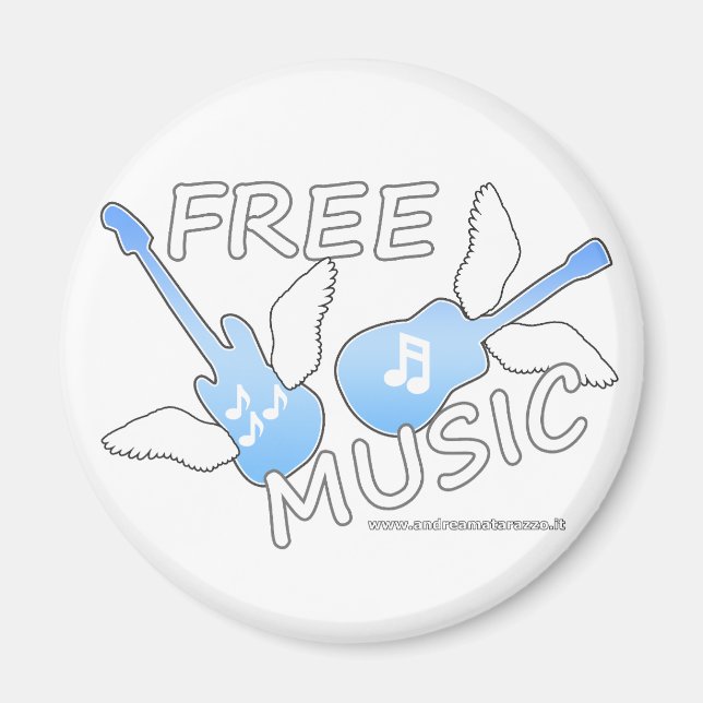 Kostnadsfri musik magnet (Framsidan)