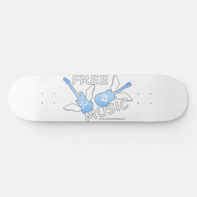 Kostnadsfri musik mini skateboard bräda 18,5 cm (Horz)