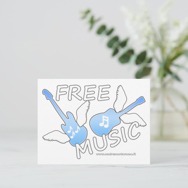 Kostnadsfri musik vykort (Stående Fram)