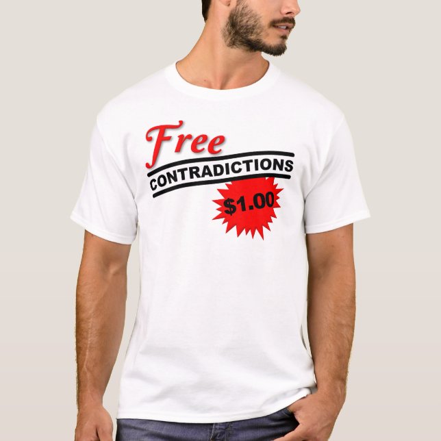 Kostnadsfria motsägelser LT-Shirt T Shirt (Framsida)