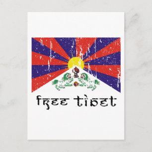 Kostnadsfria Tibet-gåvor Vykort