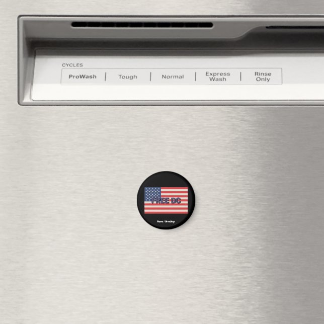 Kostnadsfritt DC-stöd för fet grafik i Washington Magnet (In Situ (Dishwasher))