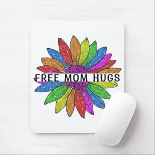 Kostnadsfritt stöd för Pridet Mamma Hugs LGBTQIA+ Musmatta