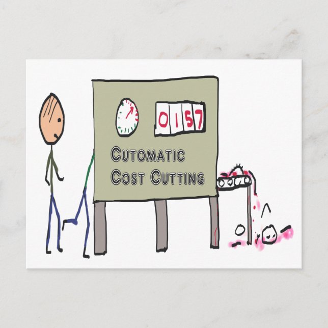 Kostnadsminskning Vykort (Framsida)