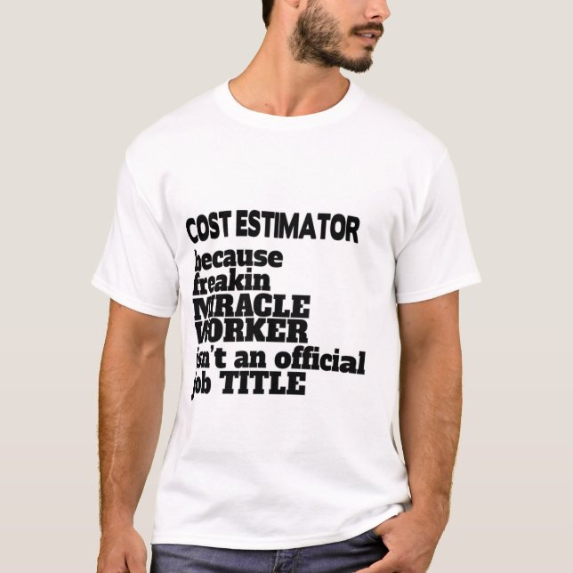 Kostnadsuppskattning T-Shirt Gift/Prestige, fet of (Framsida)