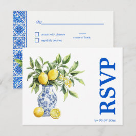 💙🍋Kostpreferenser Azul & Limone Romance OSA Kort
