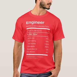 Kosttillskott Näringsinformation Roligt T Shirt