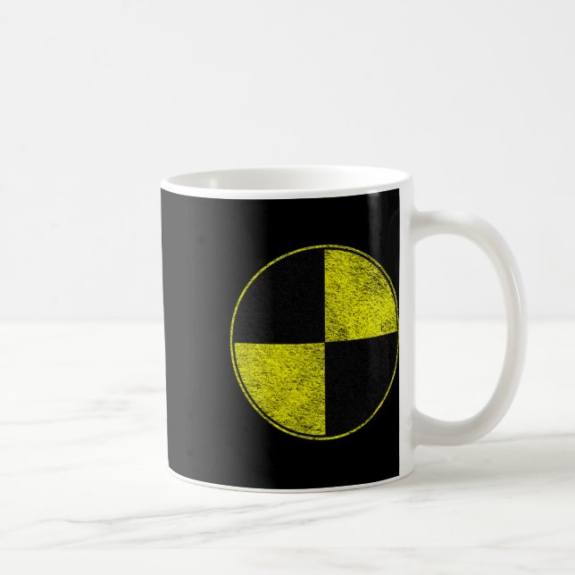 Kostummen för kraschtest låtsas att jag är ett kra kaffemugg (Höger)